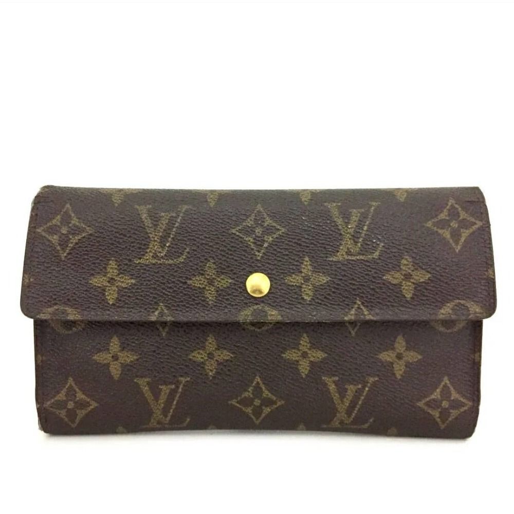 COPY - Authentic Louis Vuitton Monogram Trifold Long Wallet /SD0968